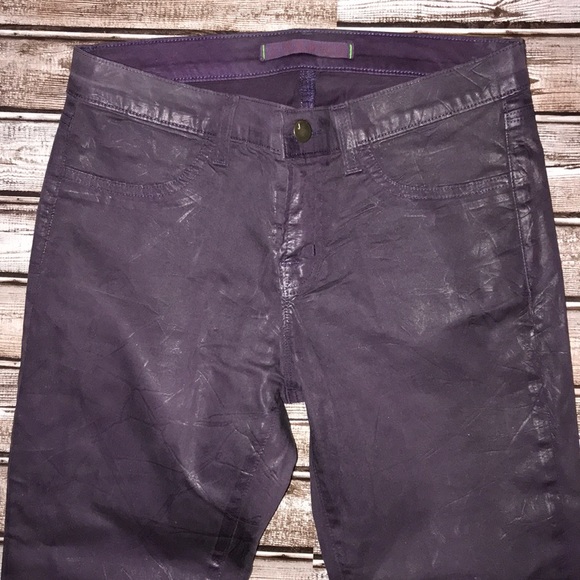 JBrand HiRise Purple Skinny Pants - Picture 6 of 8